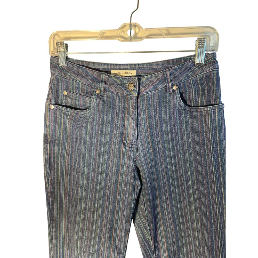 Vintage Laura Ashley low rise bootcut jeans size 8 - Picture 3 of 9